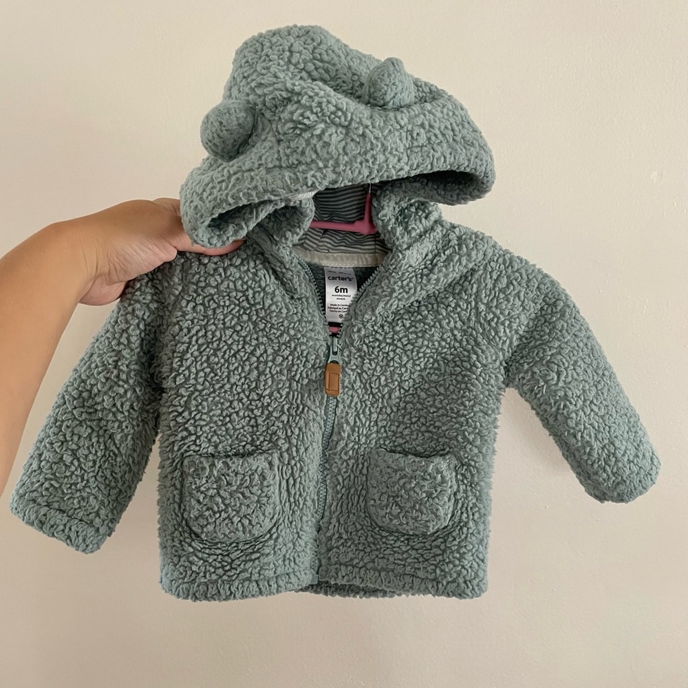 Carter’s Sherpa Jacket 6M Teal